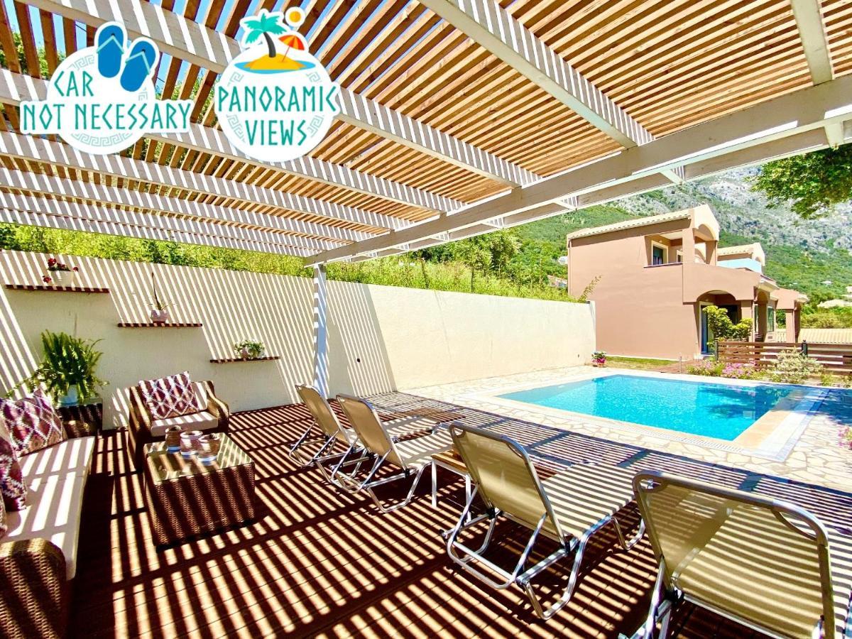 Villa Barbati Dream with private pool Pyrgi  Esterno foto